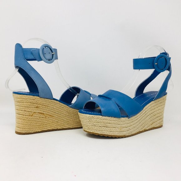 Alice + Olivia Shoes - Alice Olivia Roberta Espadrille Wedges Umbrella Bl